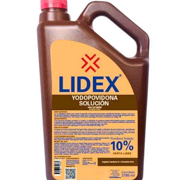 Lidex Yodopovidona solución al 10%